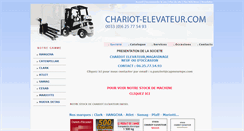 Desktop Screenshot of chariot-elevateur.com