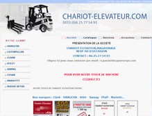 Tablet Screenshot of chariot-elevateur.com